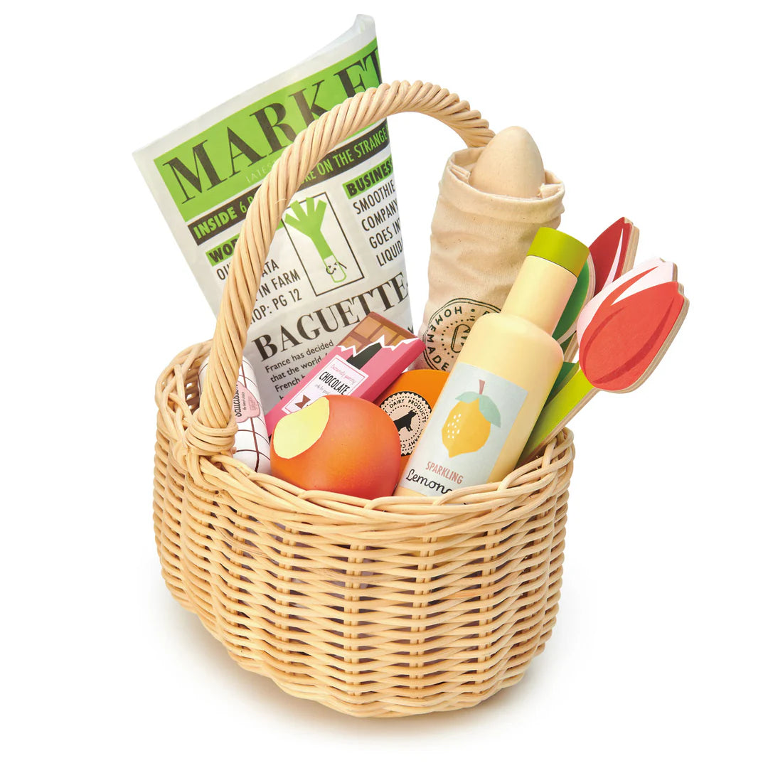Farmer's Market Shopping Basket by Tender Leaf Toys