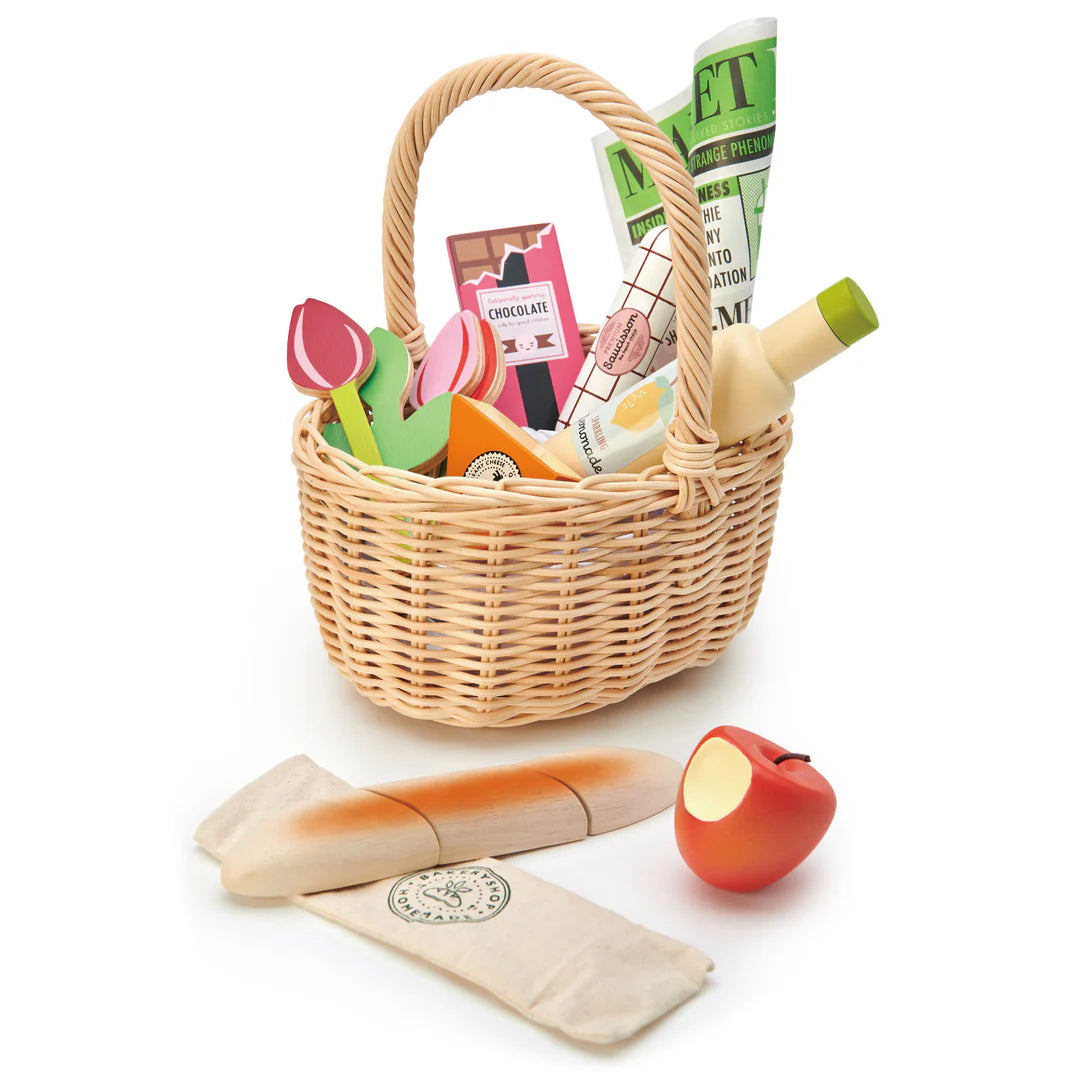 Farmer's Market Shopping Basket by Tender Leaf Toys