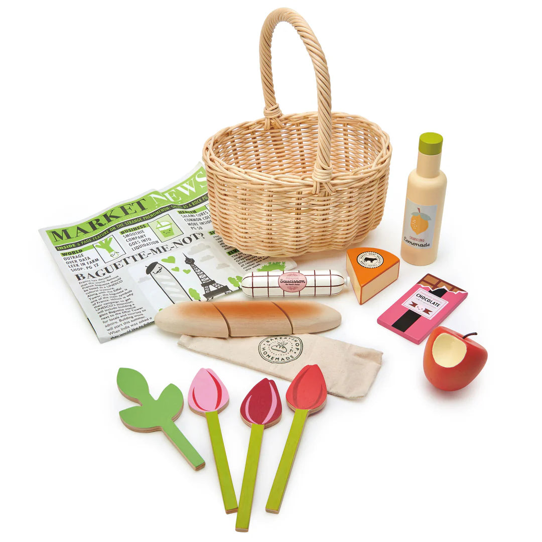 Farmer's Market Shopping Basket by Tender Leaf Toys