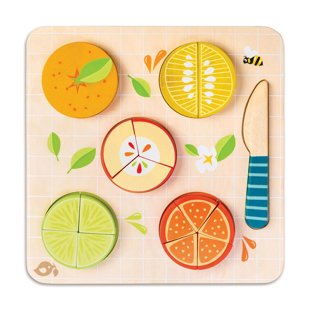 Citrus Fractions Puzzle by Tender Leaf Toys