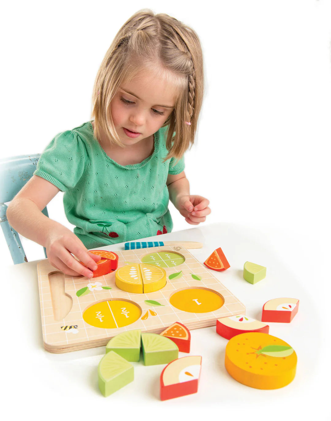 Citrus Fractions Puzzle by Tender Leaf Toys