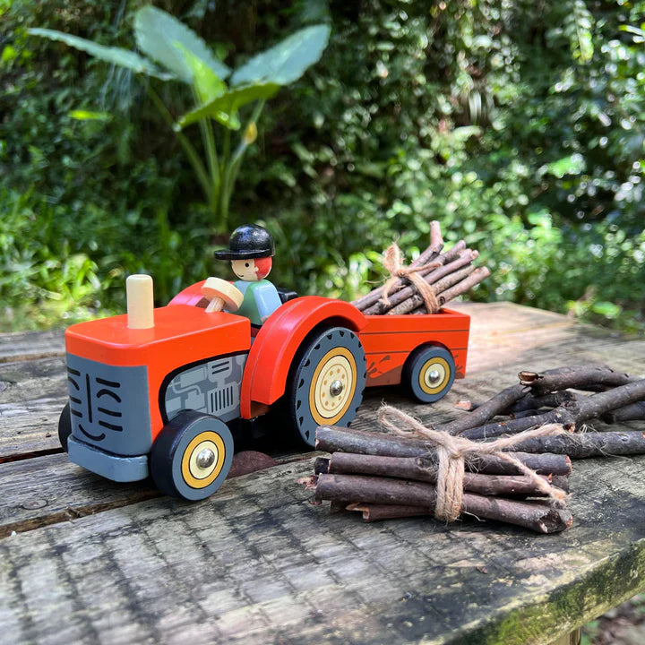 Farmyard Tractor by Tender Leaf Toys
