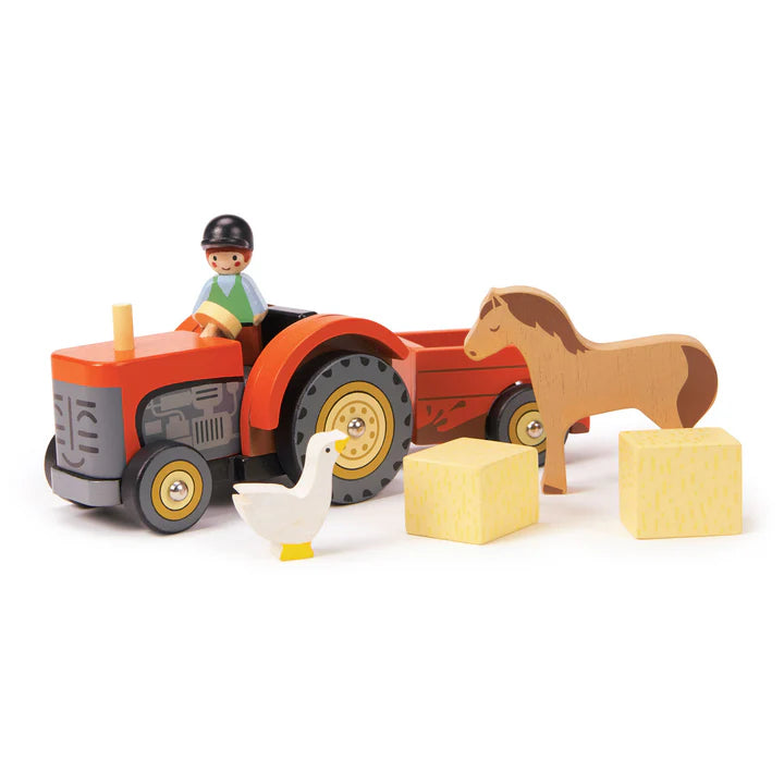 Farmyard Tractor by Tender Leaf Toys