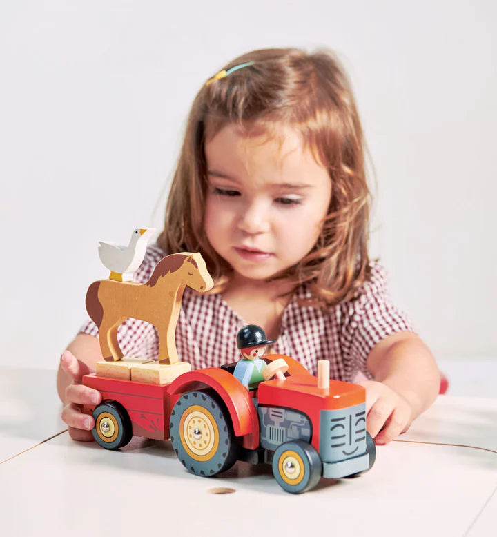 Farmyard Tractor by Tender Leaf Toys