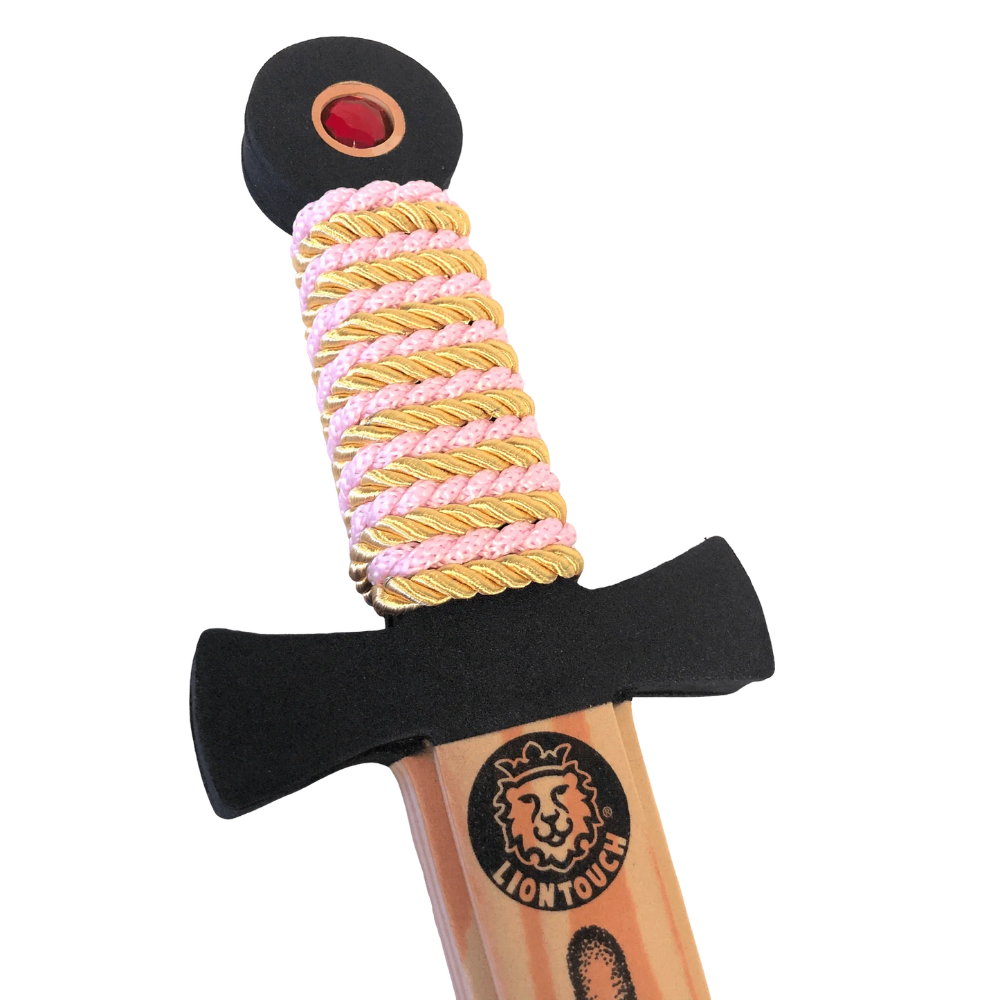 WoodyLion Foam Sword · Gold/Pink