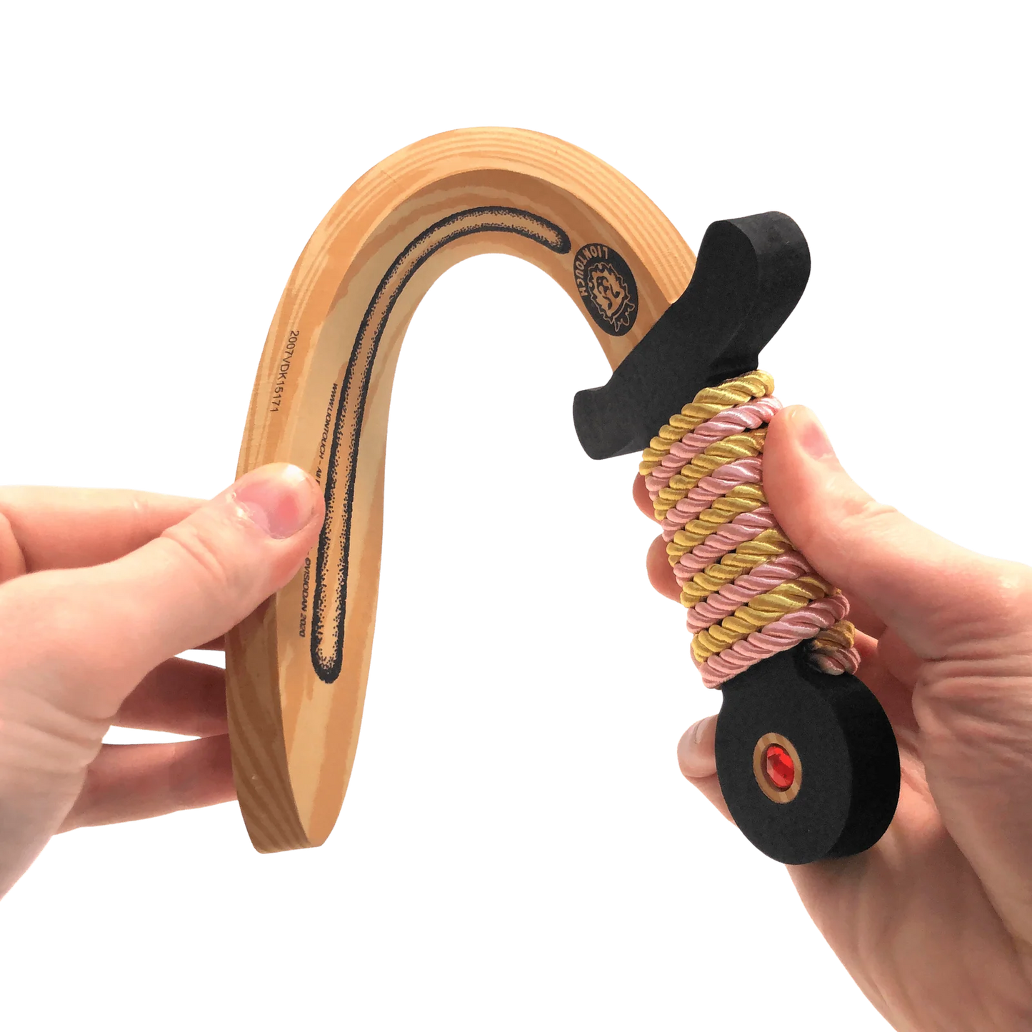 WoodyLion Mini Foam Sword · Gold/Pink