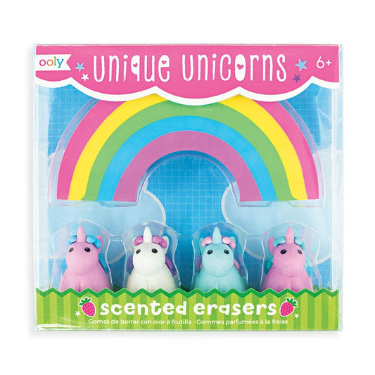 Unique Unicorns Scented Erasers by OOLY
