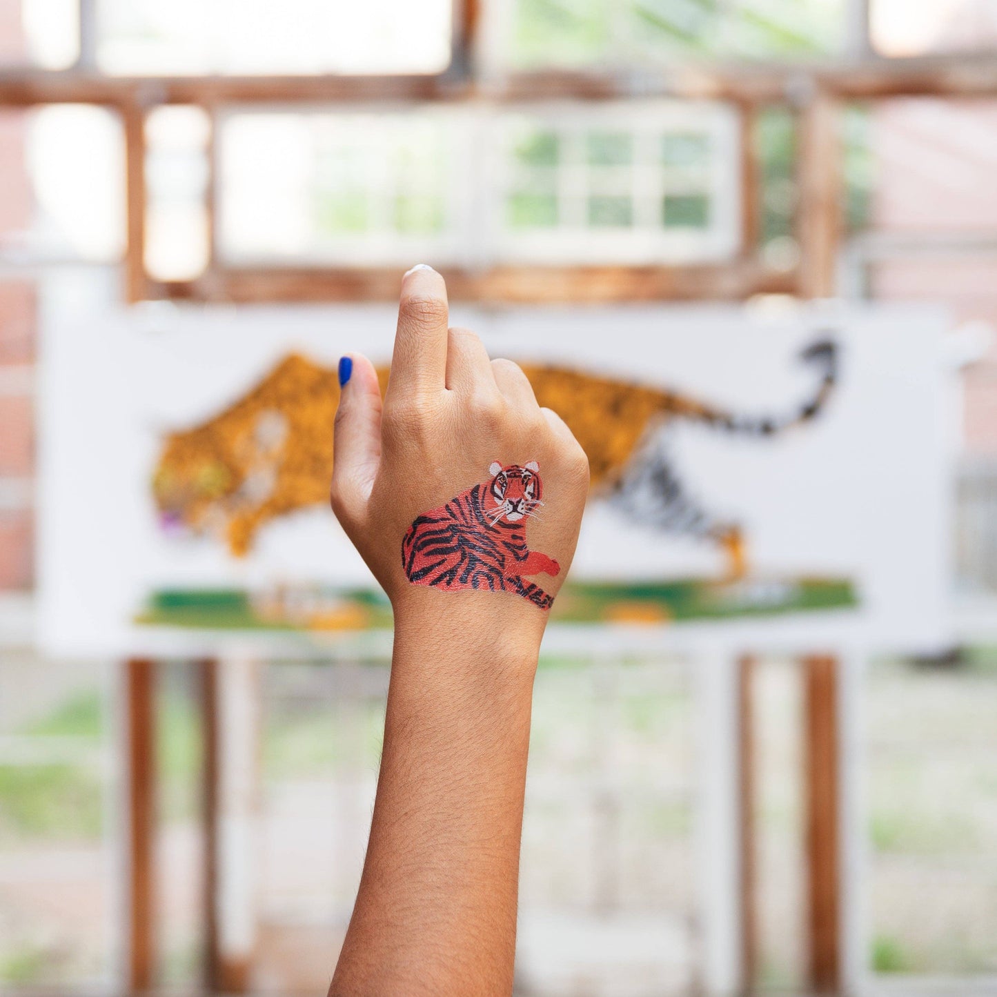 Le Tigre Temporary Tattoo Pair
