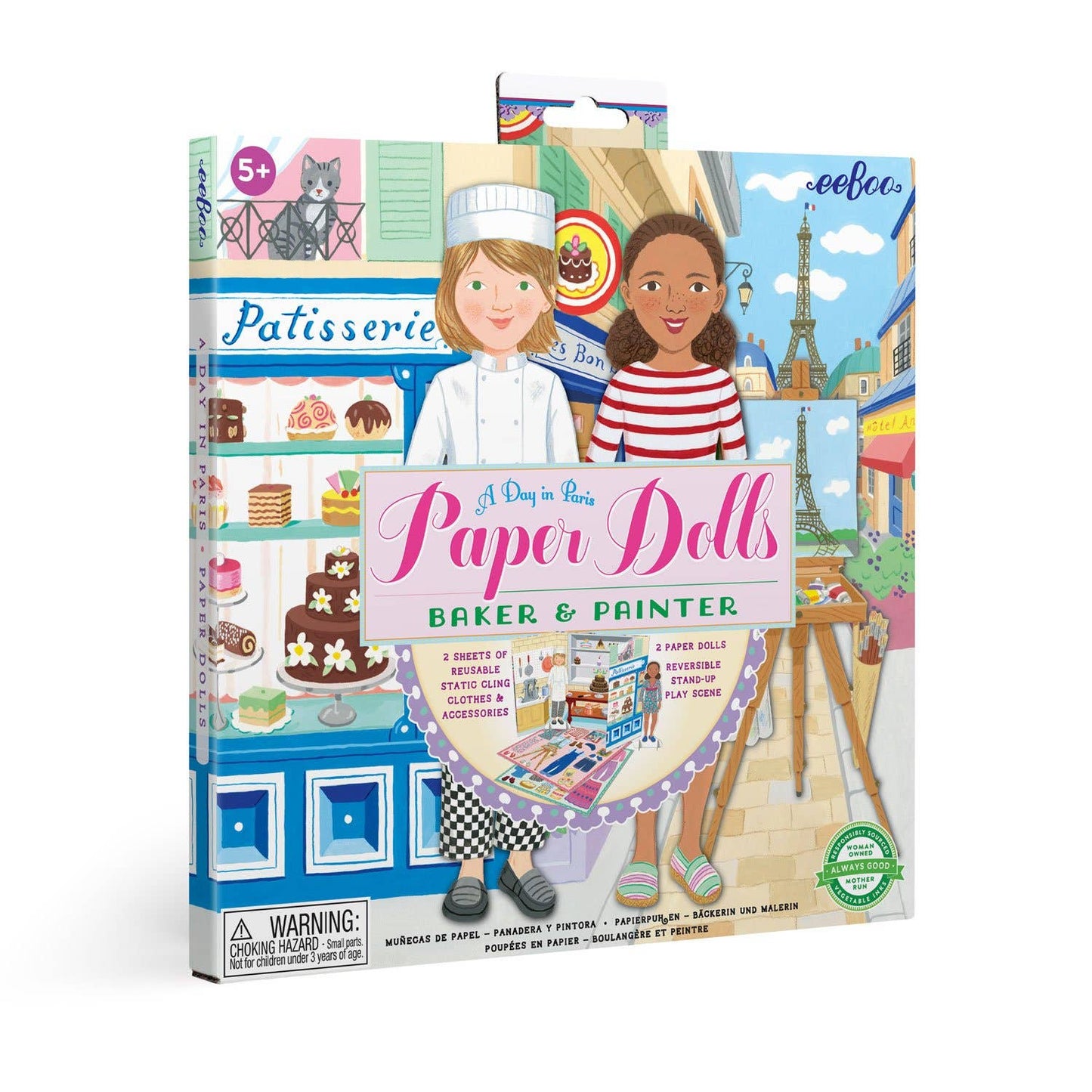 A Day in Paris Paper Dolls by eeBoo