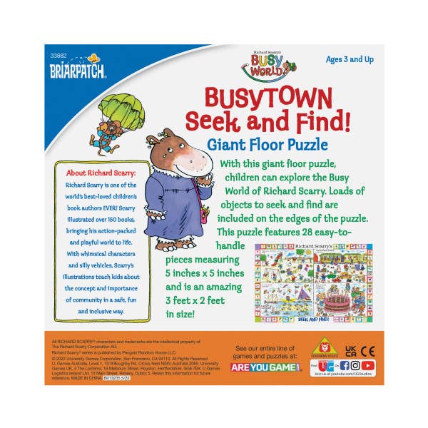 Richard Scarry's Busytown Seek and Find! Giant Floor Puzzle