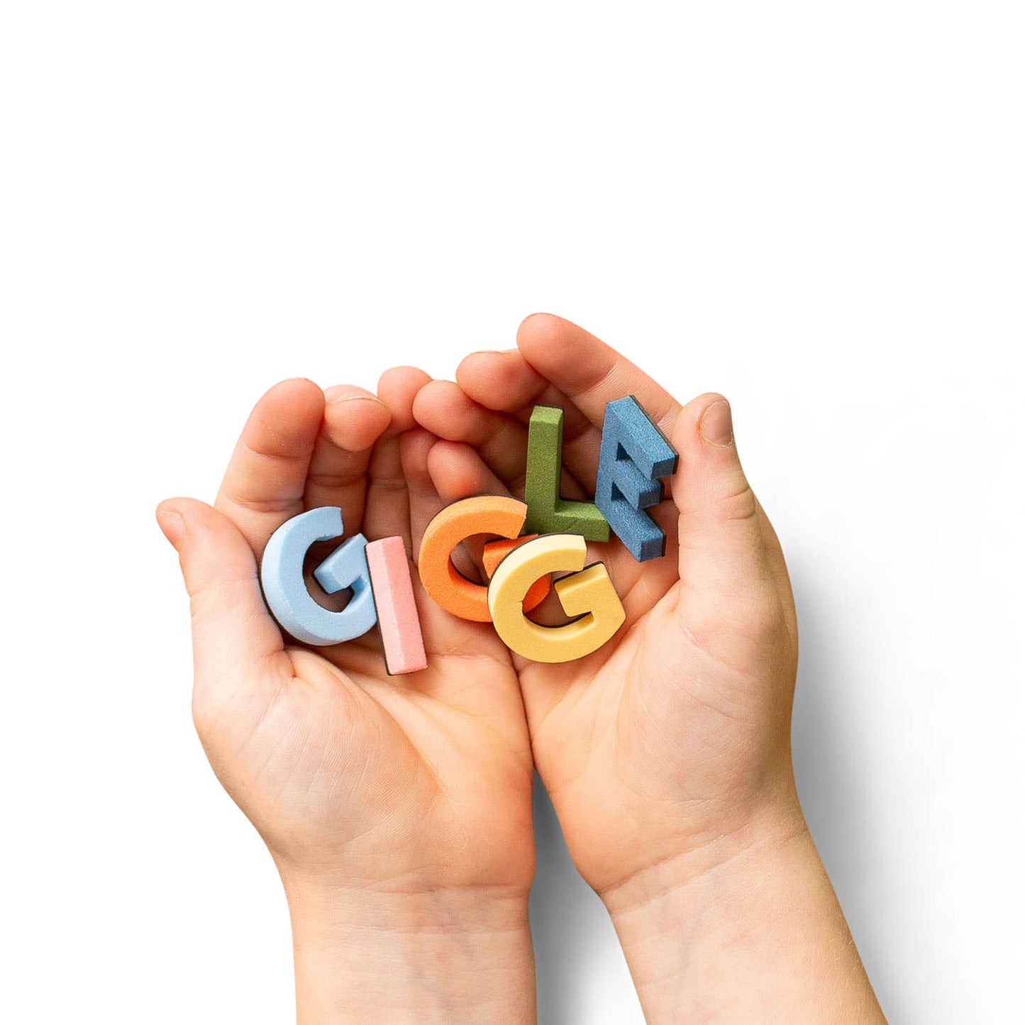 1" Rainbow Mod Magnetic Letters by The Type Set Co