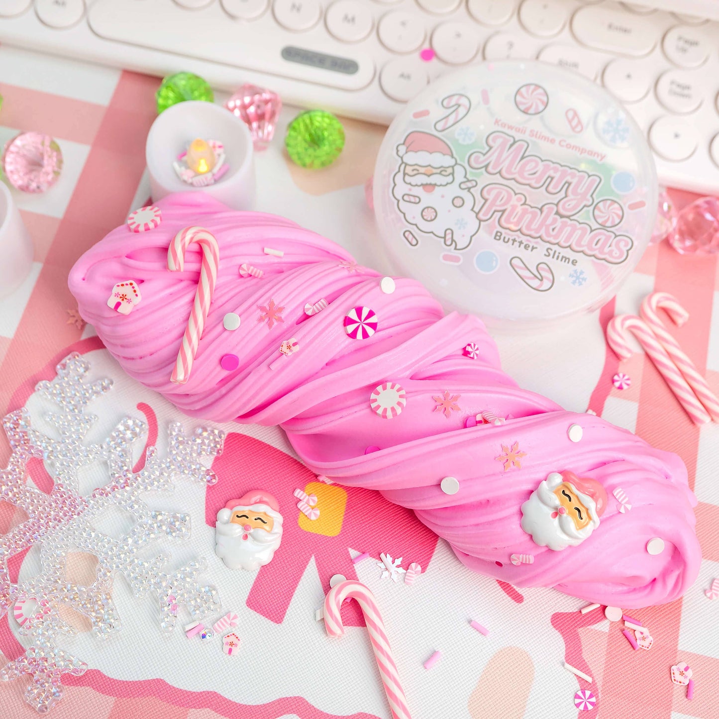 Merry Pinkmas Butter Signature Dome™ Slimes