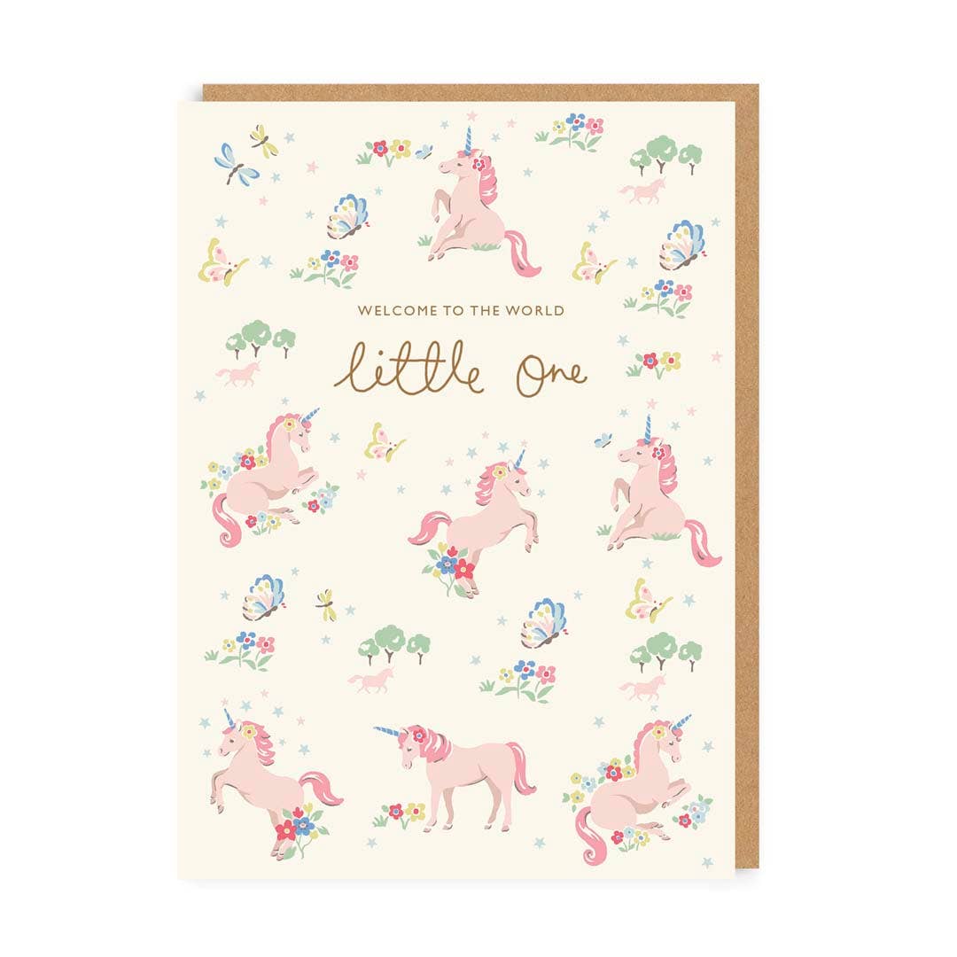 Little One Unicorn Greeting Card