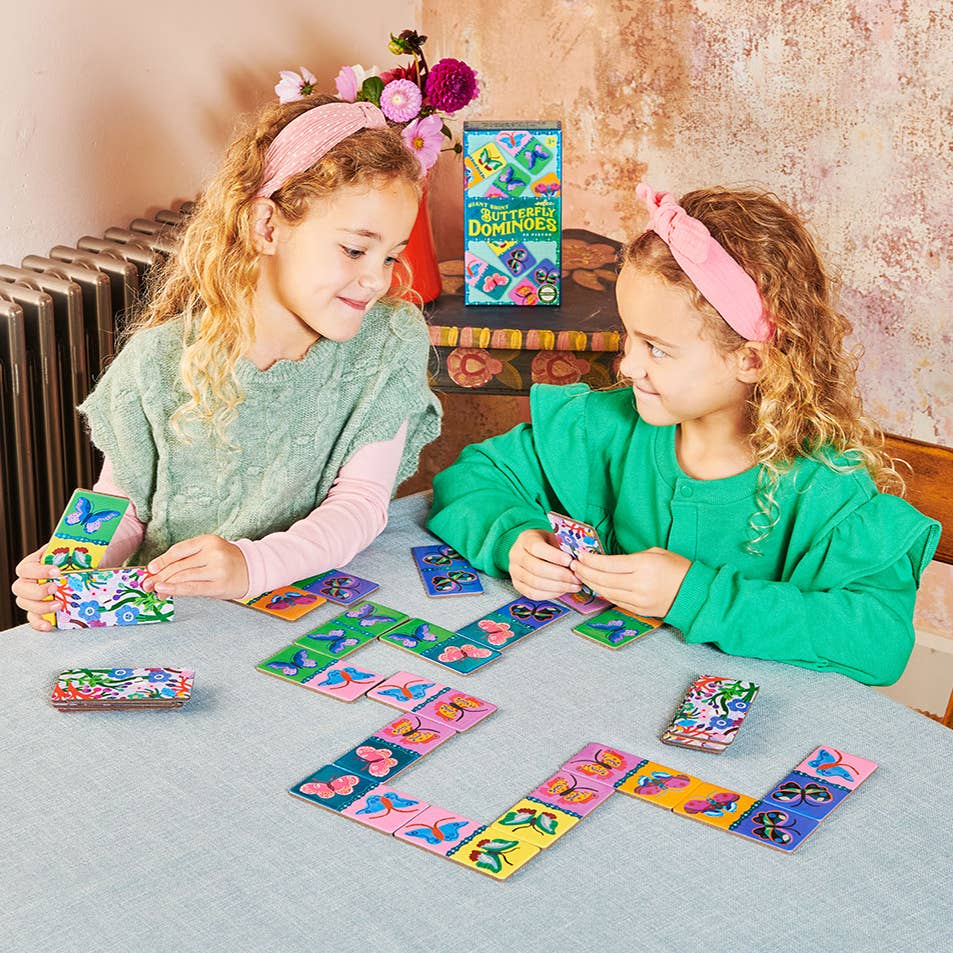 Giant Shiny Butterfly Dominoes by eeBoo