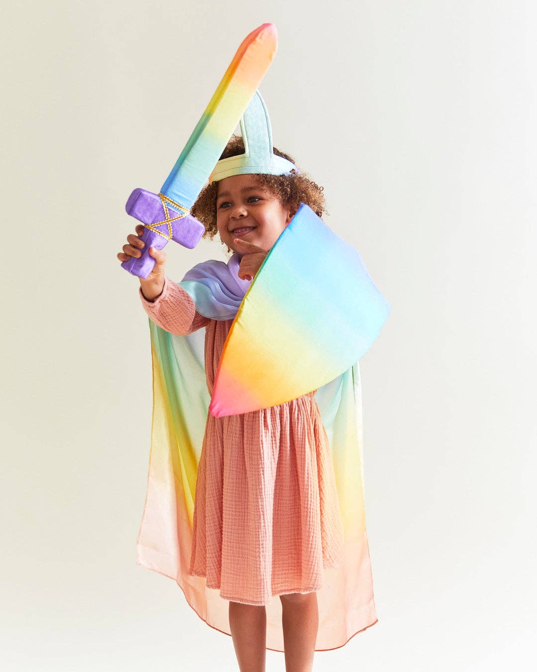 Rainbow Soft Shield by Sarah's Silks