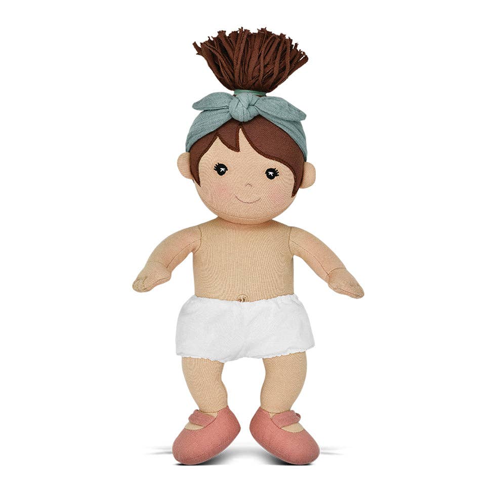 Apple Park Kids Doll - Paloma in Sage