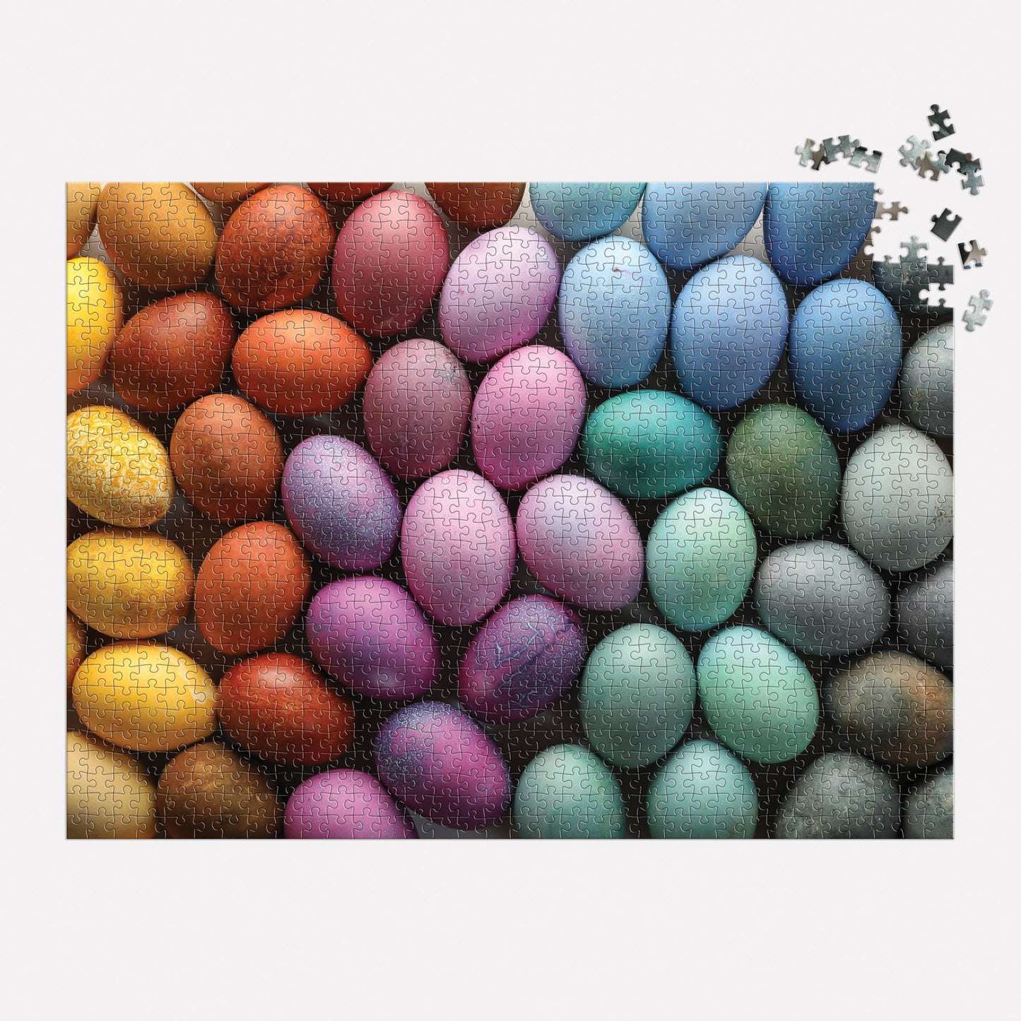 Colorful Prismatic Eggs 1000 Piece Puzzle