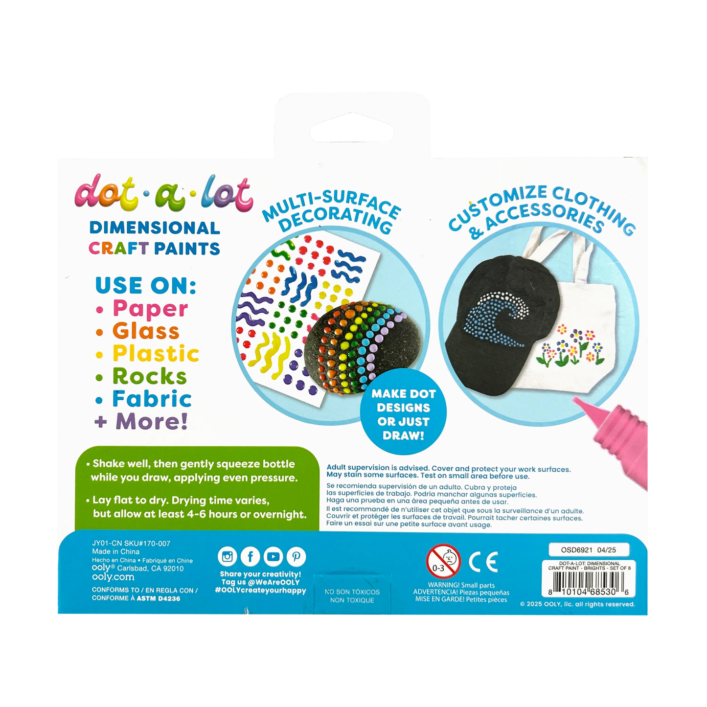 Dot-A-Lot: Dimensional Craft Paint - Bright