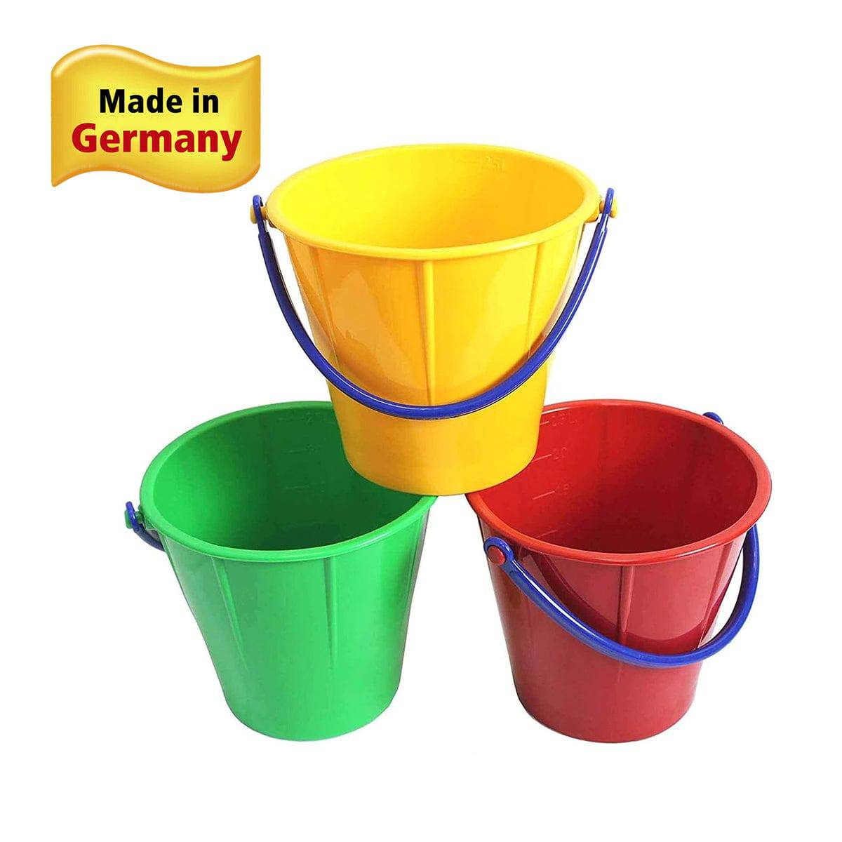 Classic Large Sand & Snow Pail – Heavy-Duty Bucket (Assorted Colors)