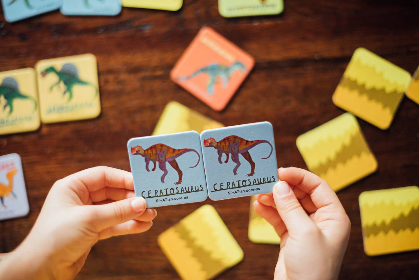 Dinosaurs Little Memory & Matching Game by eeBoo