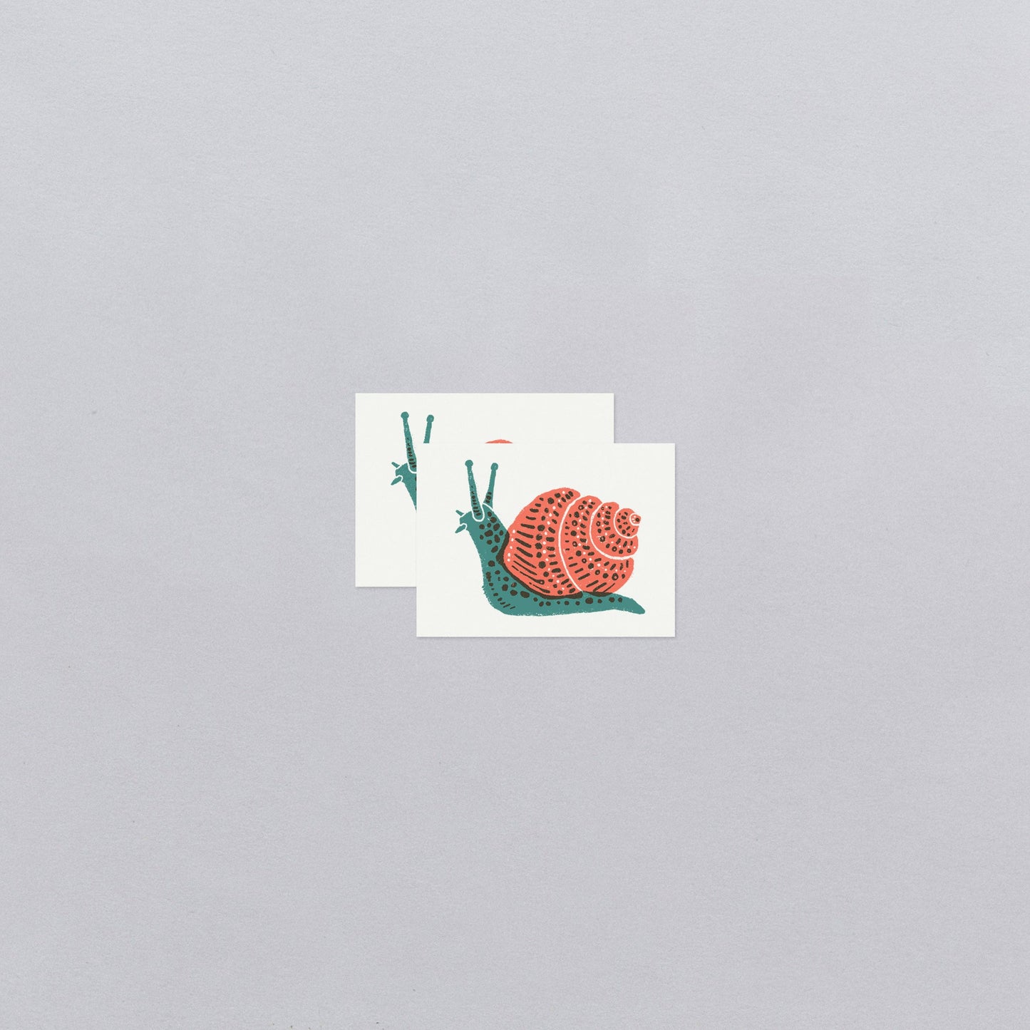 Snail Temporary Tattoo Pair