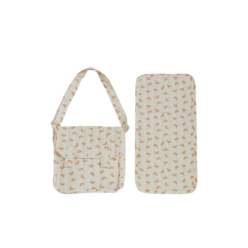 Carrie Convertible Changing Bag in Rainbow by Olli Ella