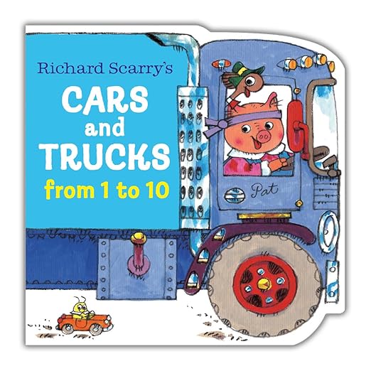 Richard Scarry's Cars and Trucks from 1 to 10 Board Book