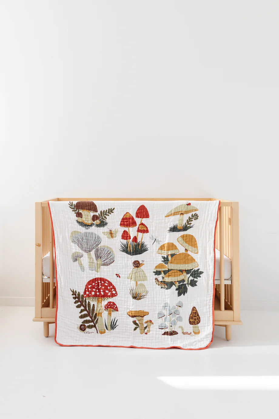 Mushroom Quilt | Cotton Muslin