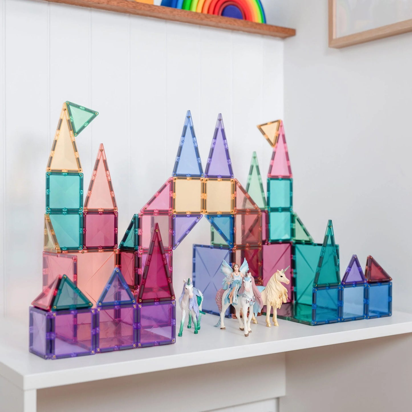 Pastel Starter Pack, 64 Pieces - Connetix