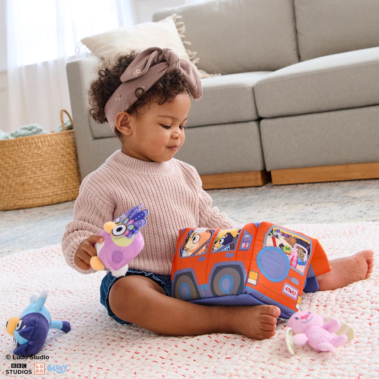 Bluey 5-Piece Plush Playset