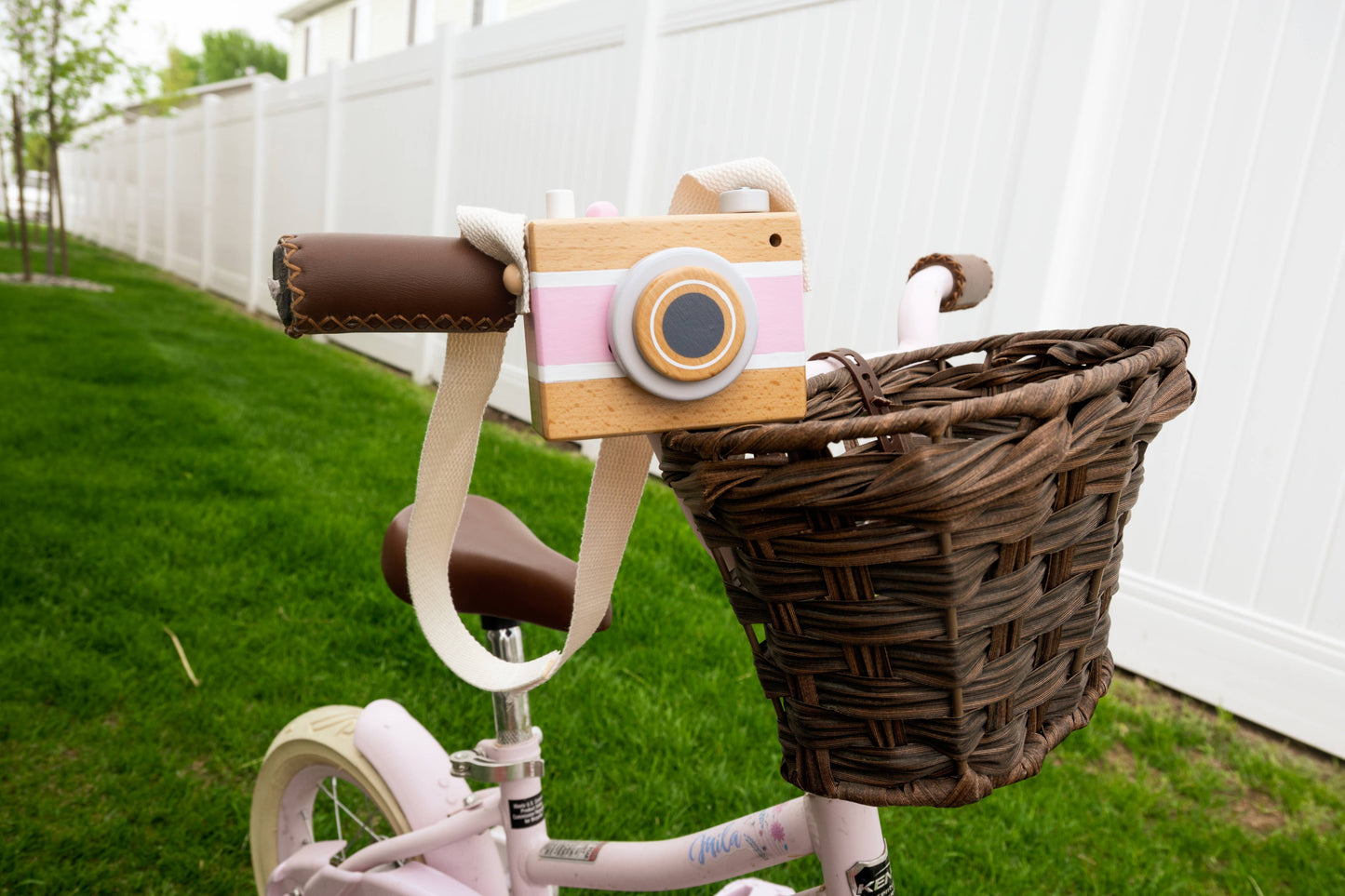 Vintage Camera Music Box - Pink by Jack Rabbit Creations