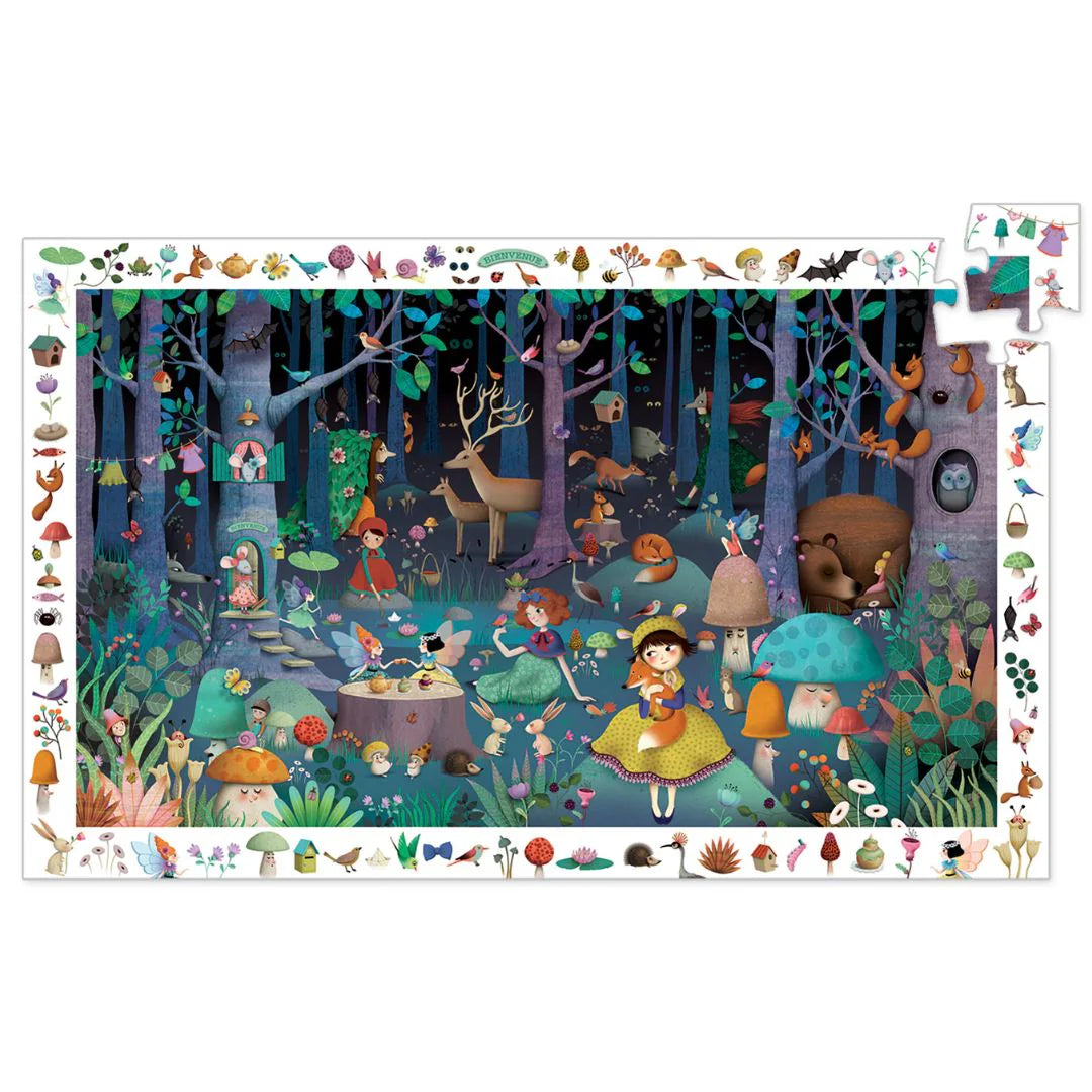 Observation Enchanted Forest 100 Piece Puzzle