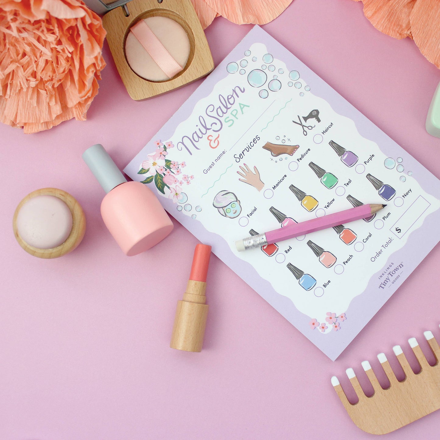 Inklings Tiny Town™ Play Notepad - Nail Salon & Spa