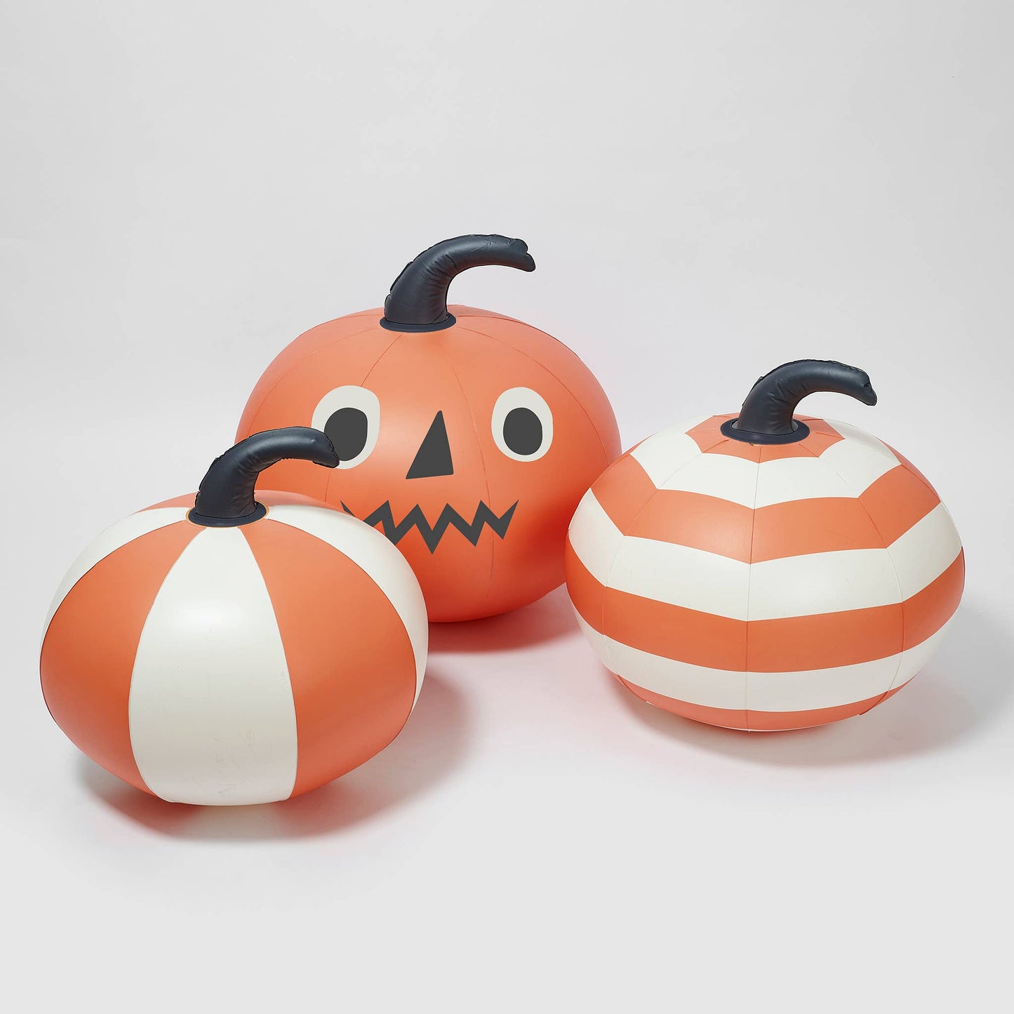 Light Up Pumpkins Orange Set of 3