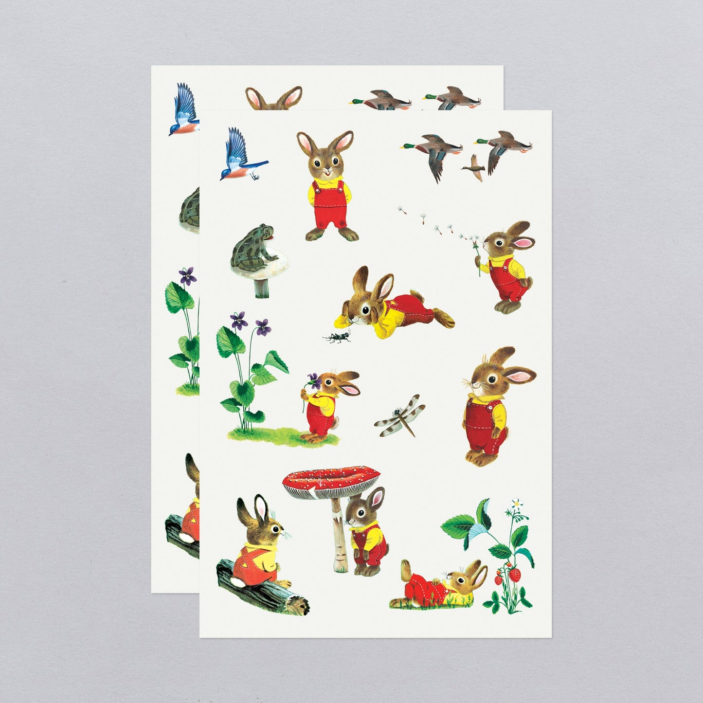 I am a Bunny Richard Scarry Temporary Tattoo Sheet - Tattly