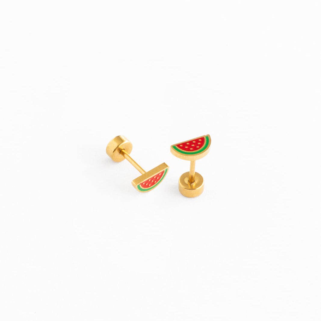 Watermelon Stud Earrings