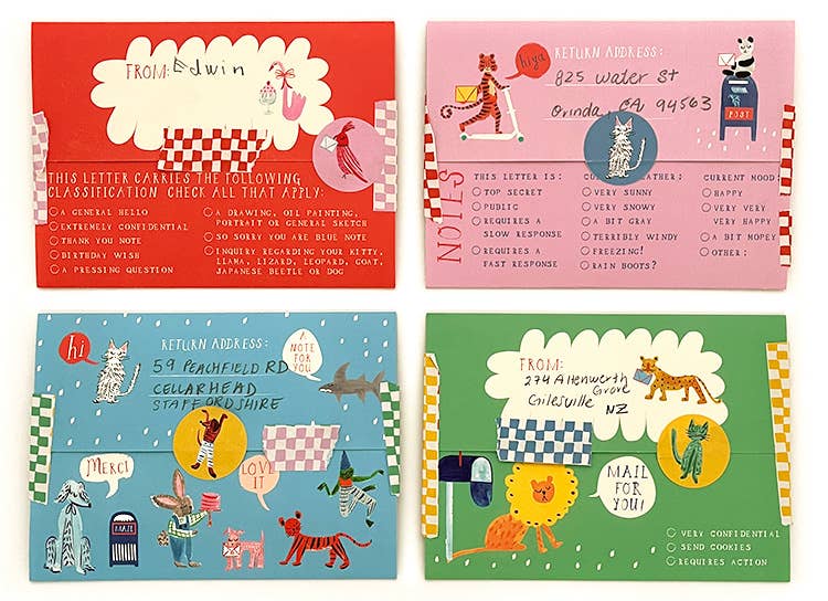 Animal Menagerie Stationery Kit by Mr. Boddington's Studio