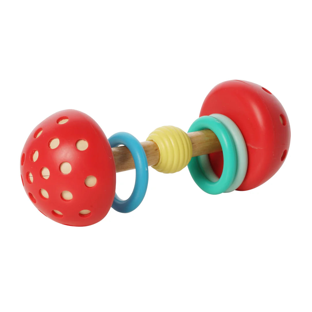 Toadstool Twist & Shake Rattle by Manhattan Toy Co.
