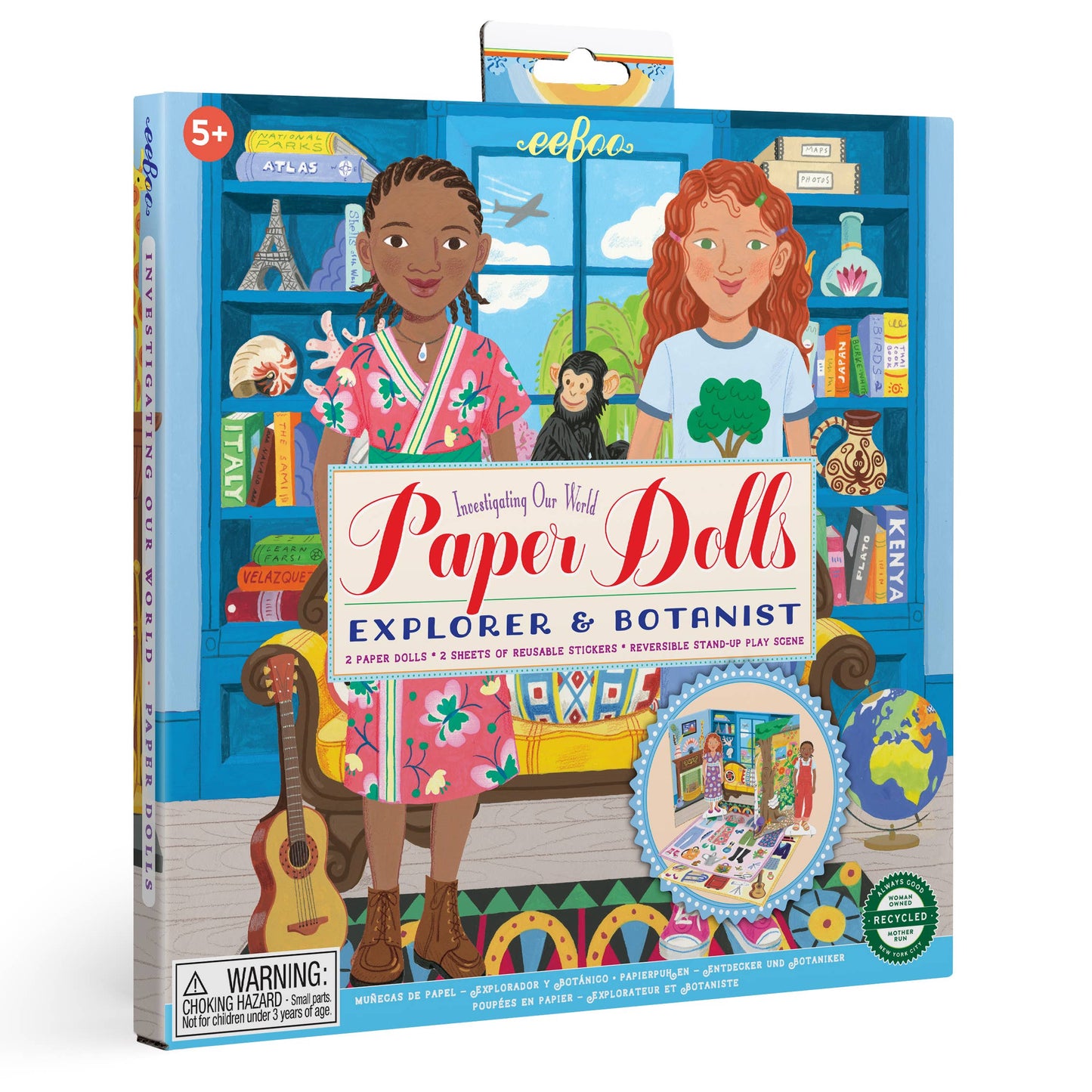 Explorer and Botanist Paper Doll Set by eeBoo