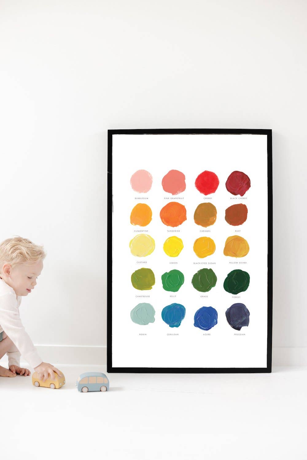 Color Mixing Art Print
