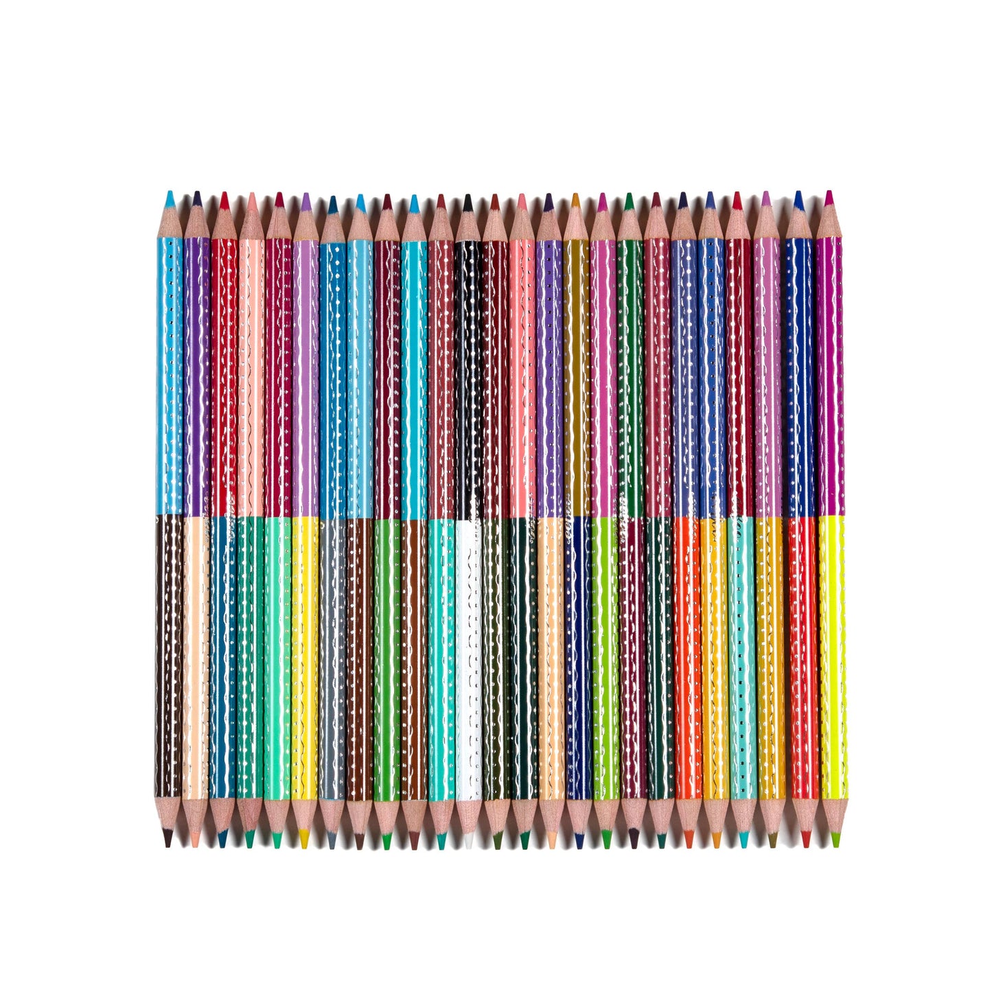 Rainbow 25 Double-Sided Colored Pencils by eeBoo