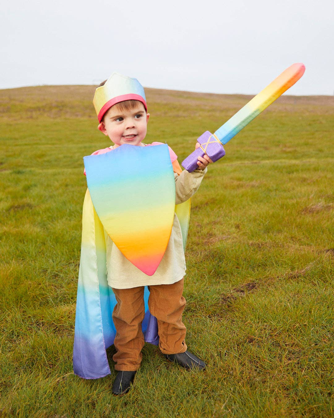 Rainbow Soft Shield by Sarah's Silks