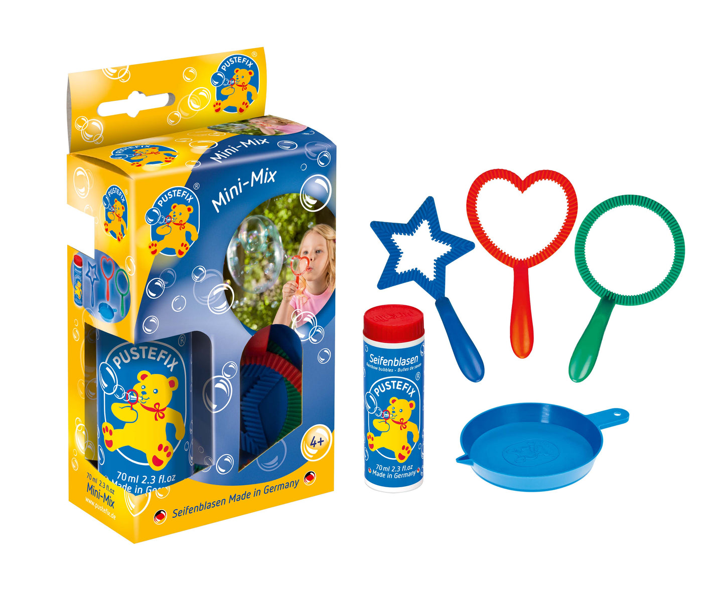 Bubble Blowing Set with Rings by Pustefix