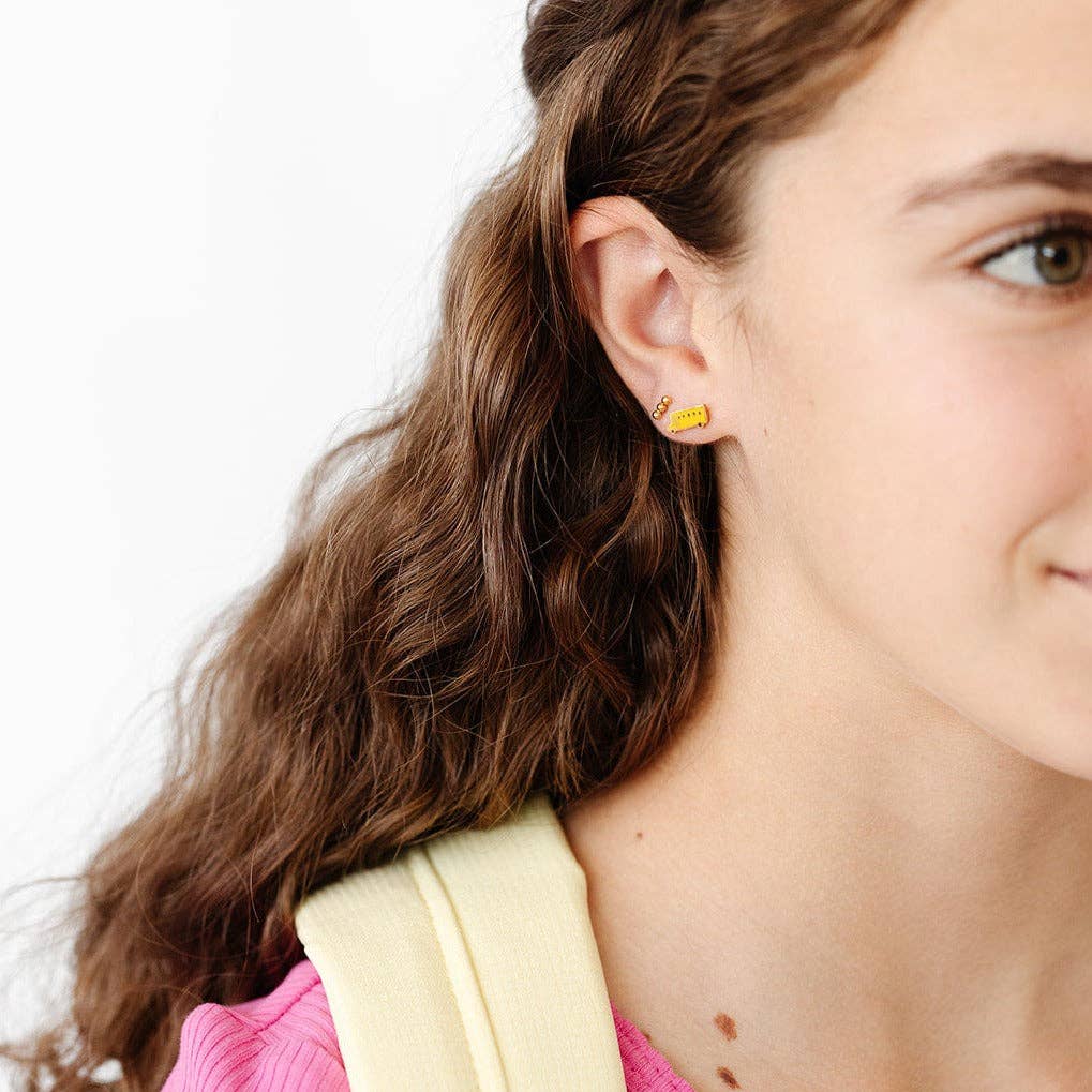 School Bus Stud Earrings