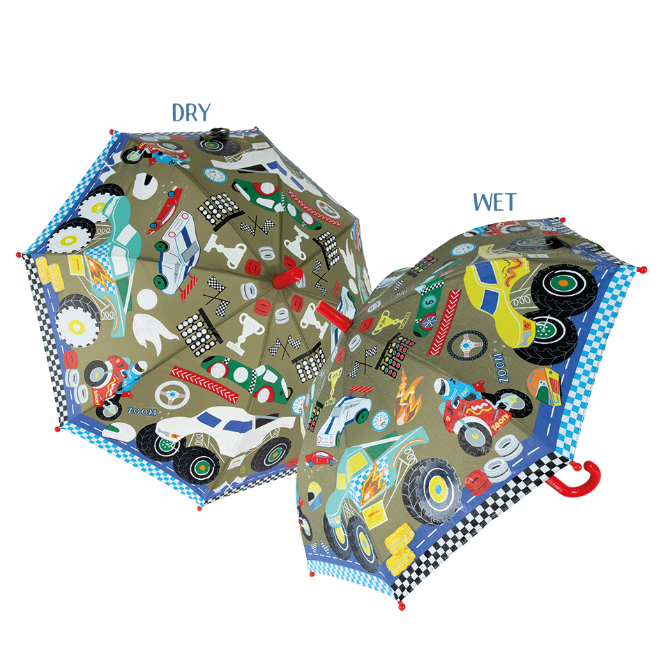 Color Changing Umbrella - Cars by Floss & Rock