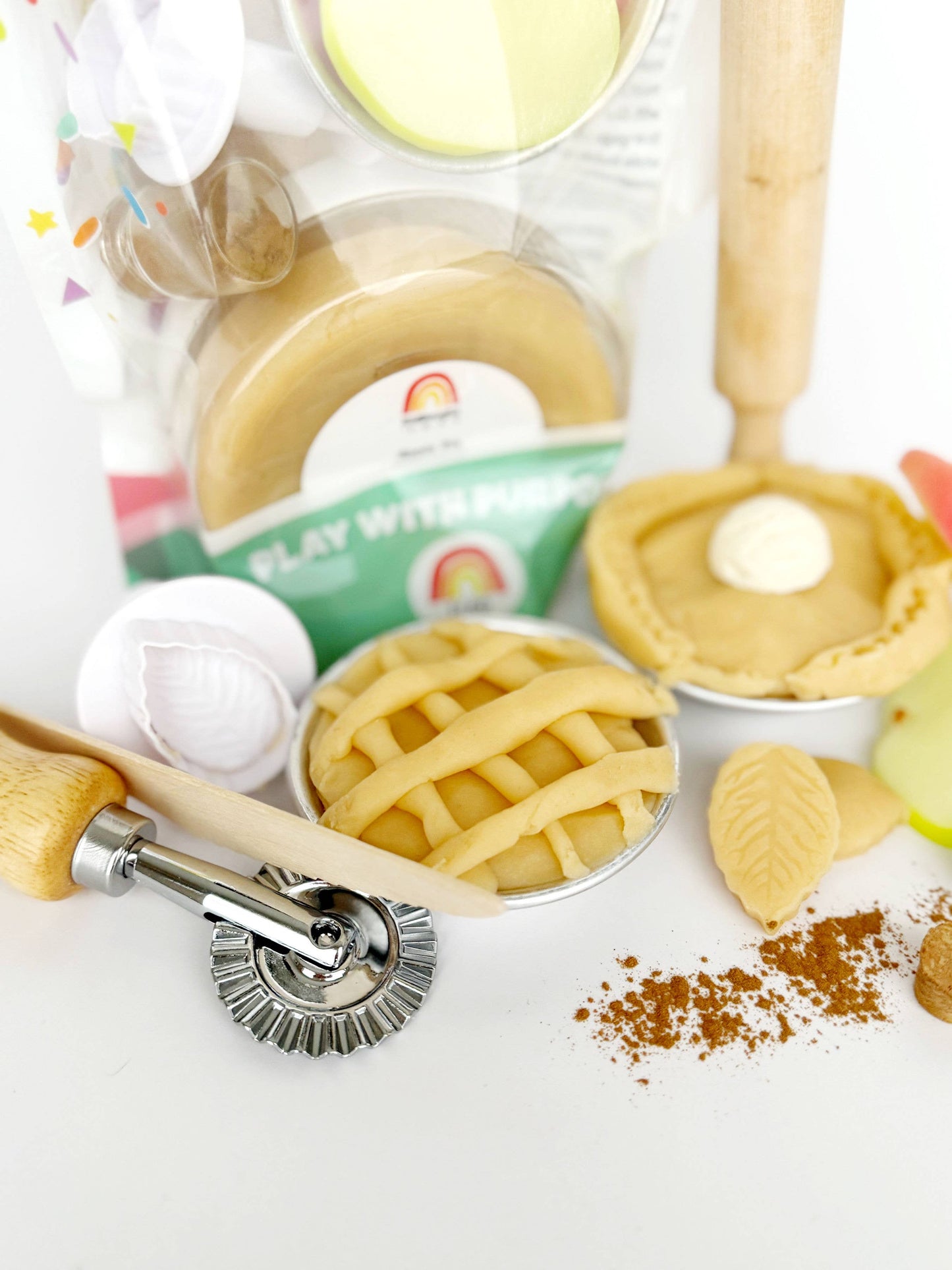 Apple Pie KidDough Sensory Play Kit