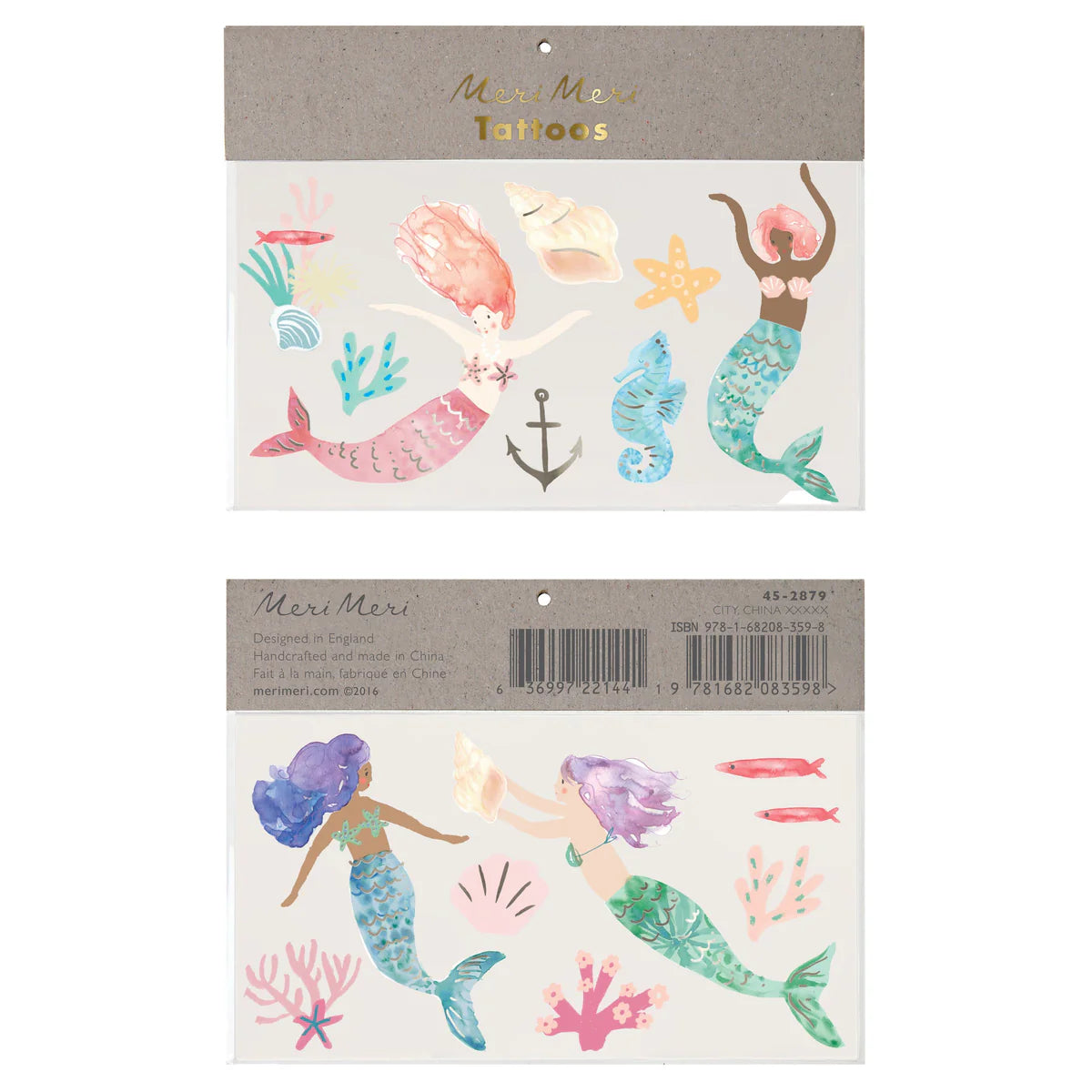 Meri Meri Temporary Tattoos - Mermaids