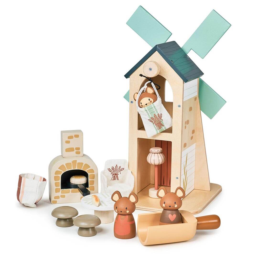 Penny's Wooden Windmill Bakey by Tender Leaf Toys