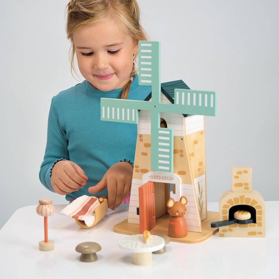 Penny's Wooden Windmill Bakey by Tender Leaf Toys