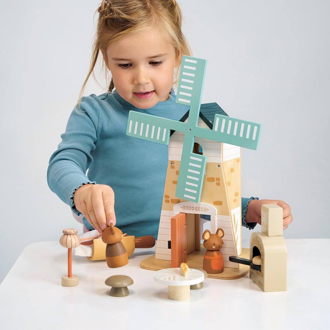 Penny's Wooden Windmill Bakey by Tender Leaf Toys
